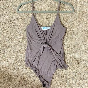 Neutral Tie Body Suit